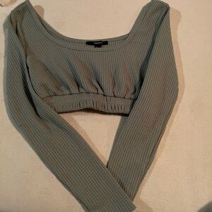Forever 21 crop long sleeve